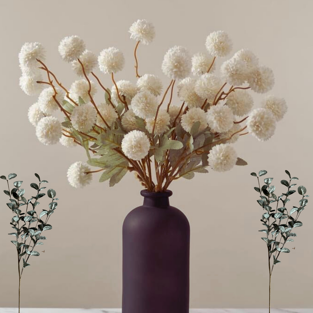 Elevate Your Home Decor with Faux Kiku Flower